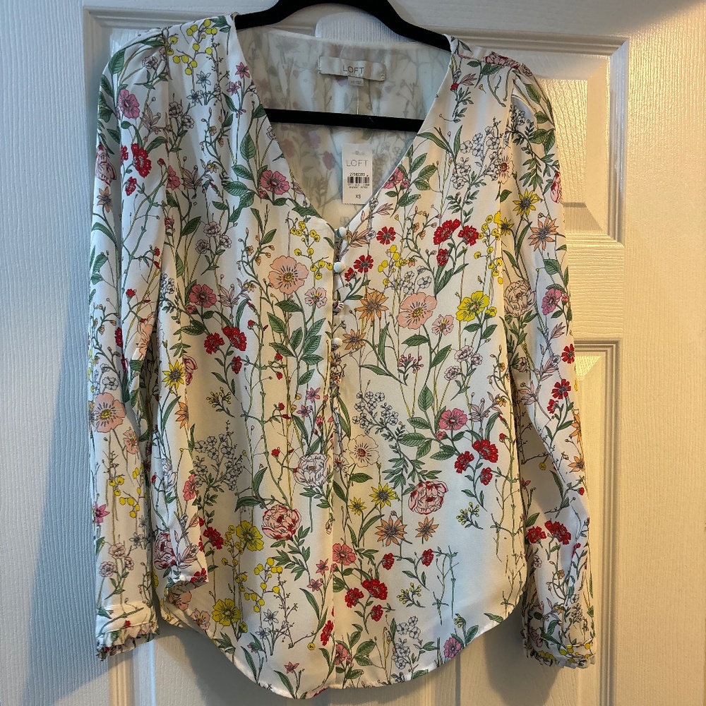 Long sleeve blouse